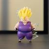 8 Pcs Chubby Dragon Ball Figures Set Chibi Fat Goku Vegeta Frieza Buu Cell Funny Anime Figures Model Desktop Cute Ornament Gifts