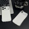 Fashion Clear 3D Cute Cat Ears Phone Case For iPhone 16 15 14 13 12 11 Pro Max 7 8 Plus X XR XS MAX Shockproof Soft TPU Cover