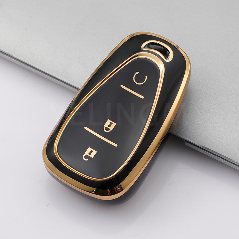 New TPU Car Key Case Key Cover For CHEVROLET Cruze Spark Camaro Volt Bolt Trax Malibu Captiva Equinox Trax Tracker AVEO Lova