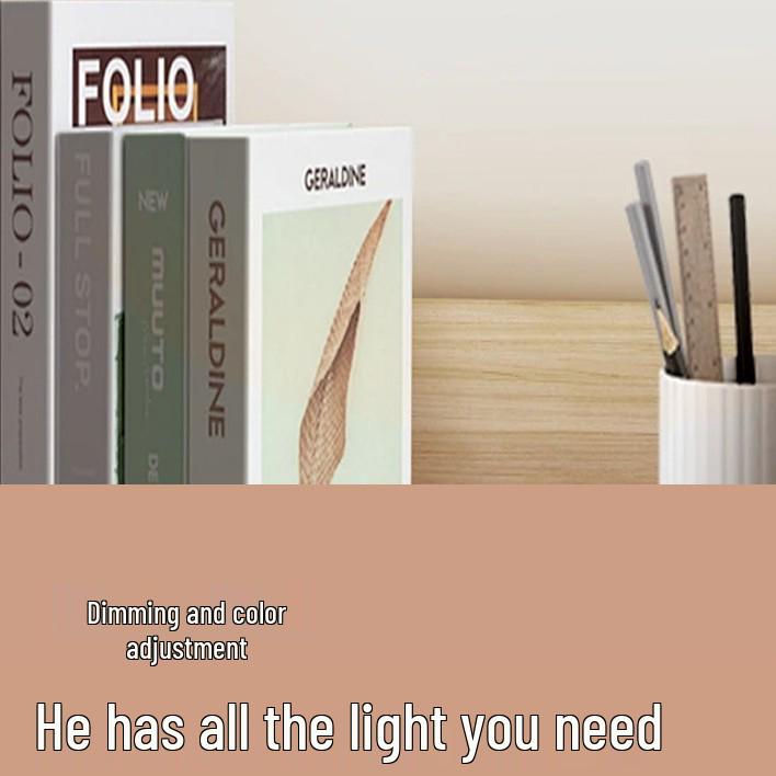 Modern Minimalist LED Desk and Ceiling Lamp - Dimmable, Color-Changing, Perfect for Student Dorms