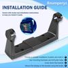 000-13702-001 Marine Gimbal Mounting Bracket with Knobs for GO9, NSS7 EVO3, Cruise 9, Vulcan9, Zeus³ 7 (Black)