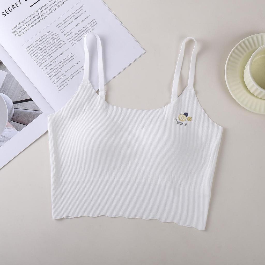 Breathable Seamless Training Bras for Girls Aged 9-16, Long Vest Style to Prevent Show Through