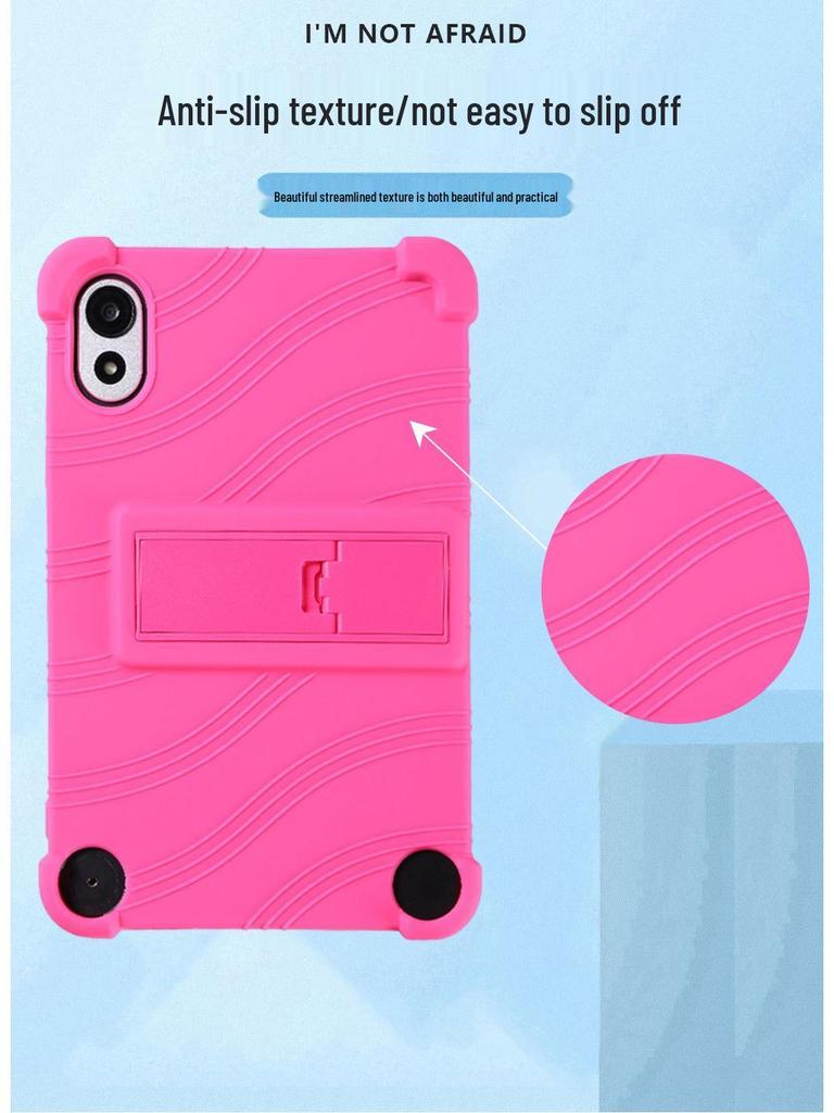 TechLife Pad Lite 8 İnç Sıvı Silikon Düşmeye Karşı Korumalı Standlı Kılıf