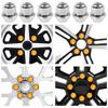 20Pcs Wheel Nuts for Ford Wheels M12x1.5 19mm Hex Wheel Nuts 60 Degree Taper Carbon Steel Plated Nuts 1678260