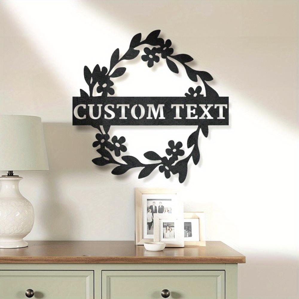 Unique Handmade Personalized Metal Family Crest Timeless Home Decor Celebration Charm