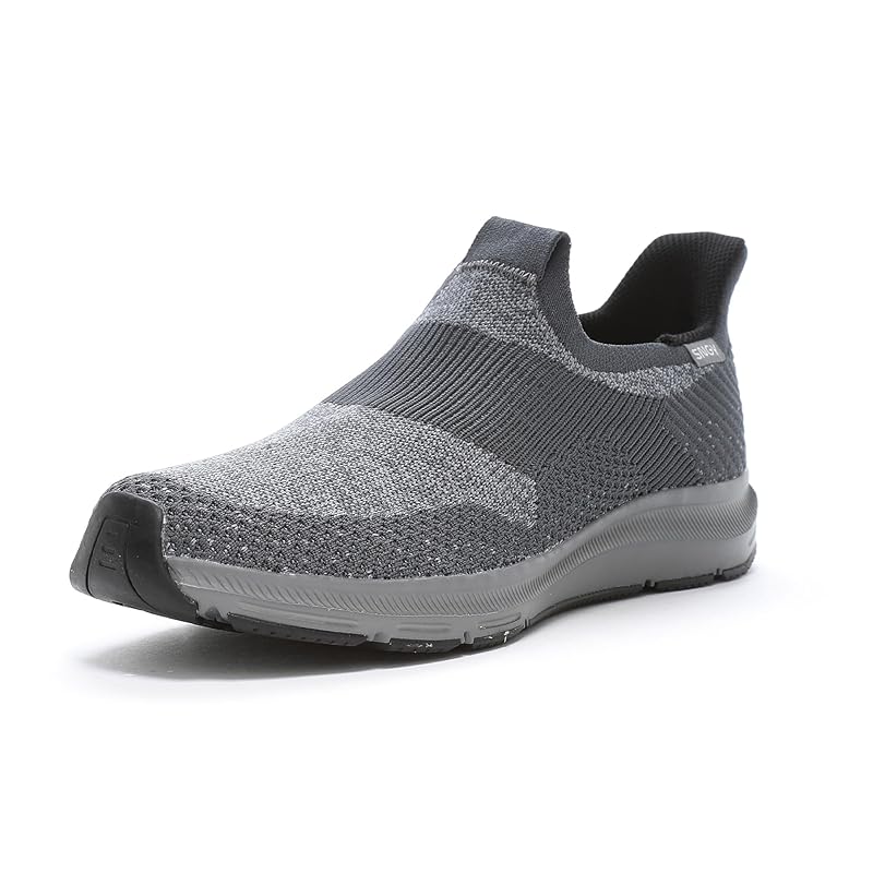 

[Moonstar] synergy cushion lightweight soft hands free slip-ons Cushioning shock absorption breathable wide men s SNGY M25 stone gray 26.0 cm 3E