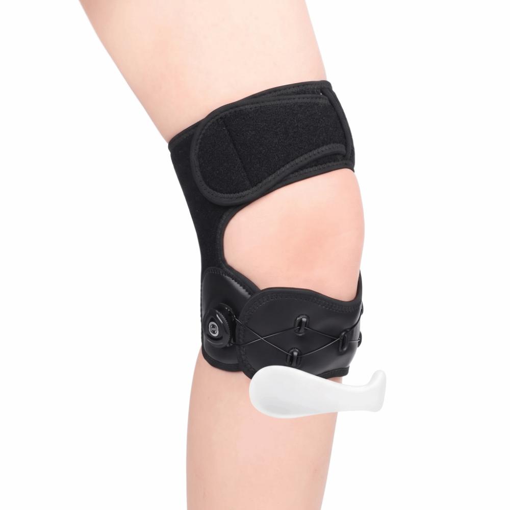 Adjustable Knob Knee Brace Soft Silicone Cushion Knee Wrap Knee Pad Jump-Rope Workouts
