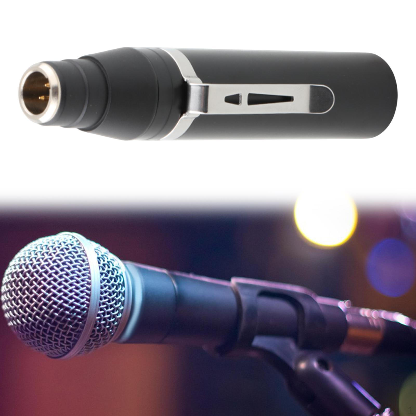 

Phantom Power Adapter Male 4Pin Plug and Play Converter Mini Lightweight XLR Clip Type