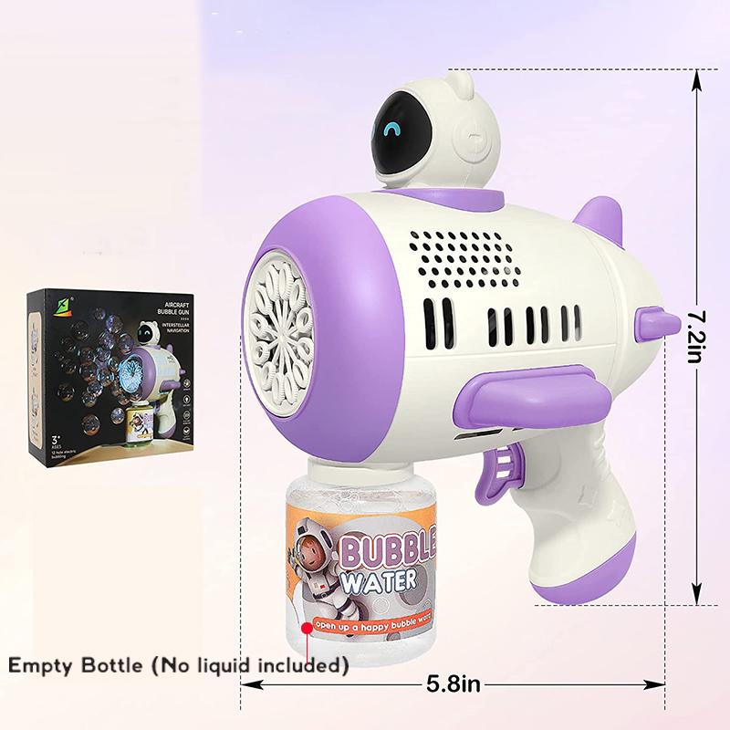 Astronaut Automa Bubble Machine for Children Bubble Gun Rocket Launcher Bubble Blower For Kids Soap Bubble Maker Summer Toys