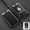 Metal Car Key Case For Renault Megane III Grand Scenic III Laguna III Koleos Fluence Clio Kangoo Latitude Leather Protect Shell Z666