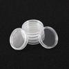 100x Transparent Coin Capsules Coin Case Holders Container Storage Boxes - 25mm