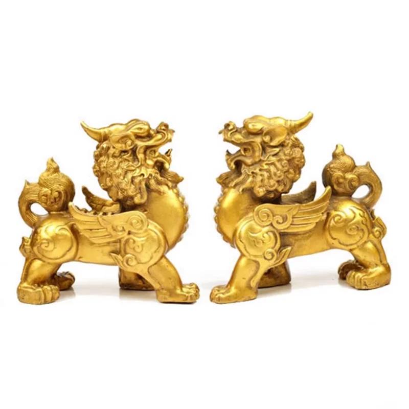 Home decor accessories Xiupi ornaments Zhenzhai Zhaocai Fengshui Imitation Pure Copper Pixiu Decoration Shop Office Craft Gifts