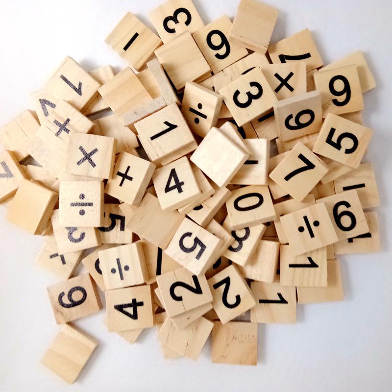 Educational 0-9 Number Wooden Blocks Puzzle Game for Children