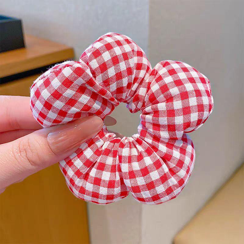 2Pcs Headwear Ornament Super Cute Flower Scrunchies Children Girl Kid Elastic Hair Band Accessories Tie Hair Ring Rope Headdress