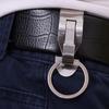 Porte-clés à libération rapide en acier inoxydable, clip de ceinture, mousqueton, porte-anneau, boucle