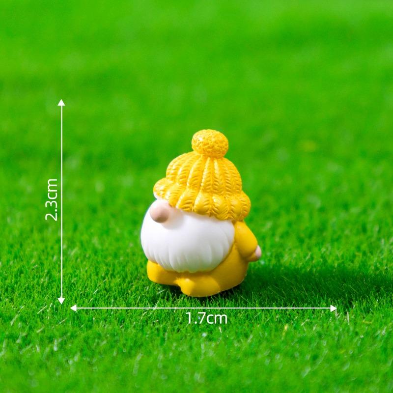 Cute Little Dwarf Figurine Holding A Sign Garden Landscaping Decoration Accessories Micro-landscape Small Ornaments