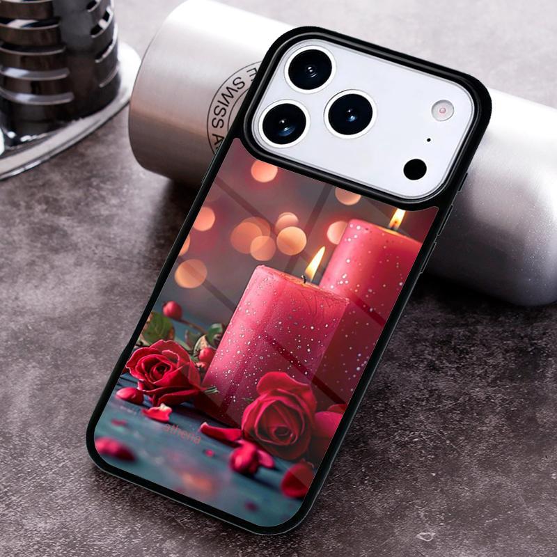 Candle Phone Case For iPhone 17 16 15 14 13 12 11 Pro Max Plus 17Air Soft Silicone Cover