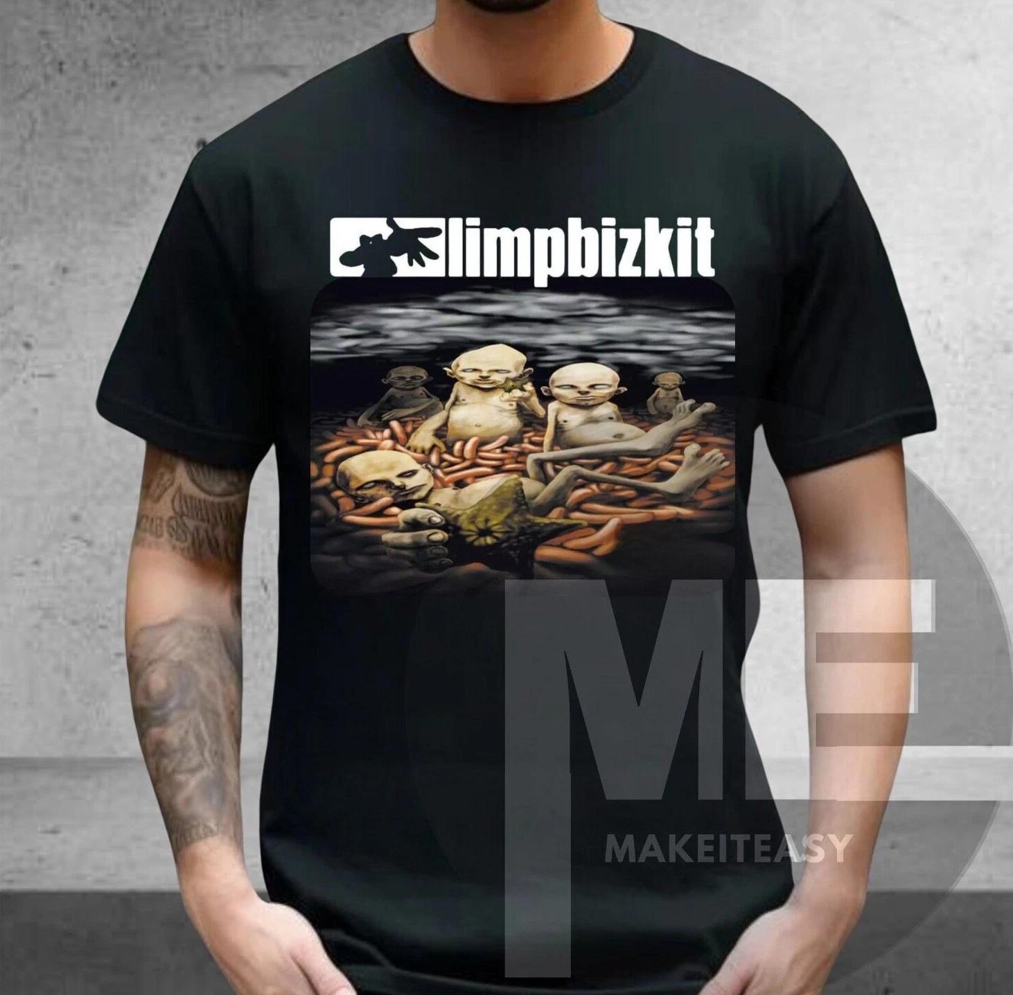 Men s and Women s T-shirts Limp Bizkit T-shirt Chocolate Starfish and hotdog flavored Unisex Tee Fan Gift XXXXL