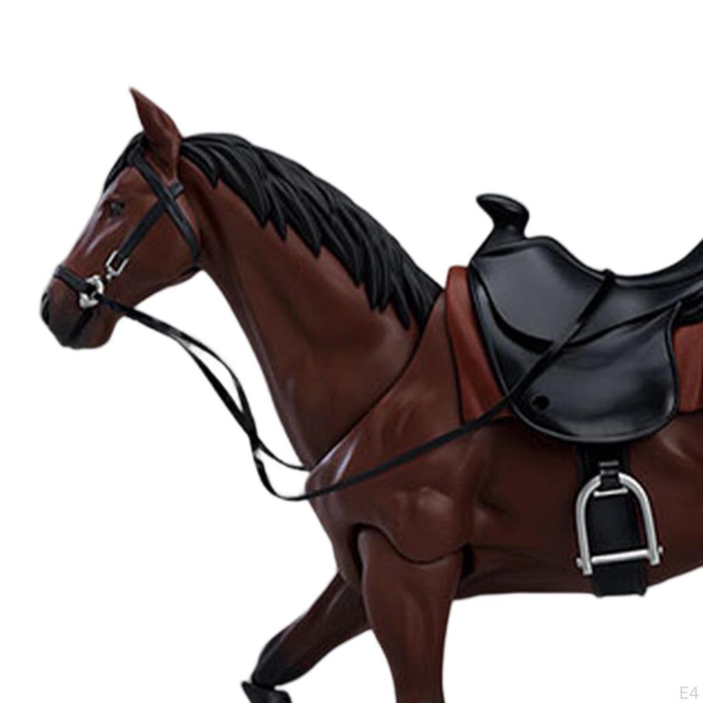 1:12 Scale Action Figures, Horse Model Collection, Home Decoration, Simulation