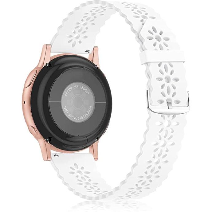 Compatible for 3Plus Vibe Plus Band, Silicone Lace Slim Thin Hollow-Out Replacement Straps Compatible with 3Plus Vibe Plus/Vibe +/Vibe Lite/Vibe Pro