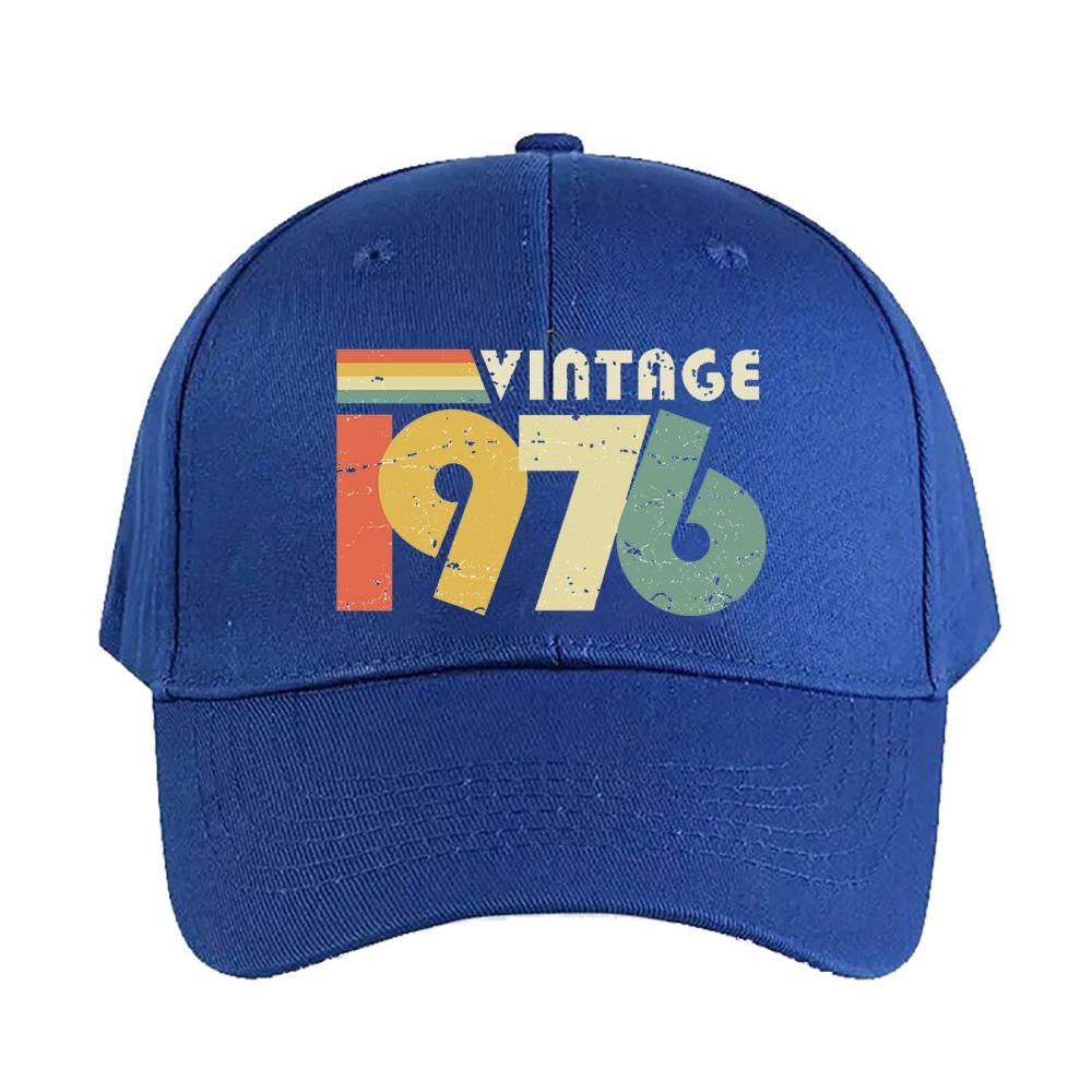 Vintage th Birthday Gift Distressed Cap Man Adult Hat Fashion Casual Adjustable Printed Baseball Caps Trucker Cap