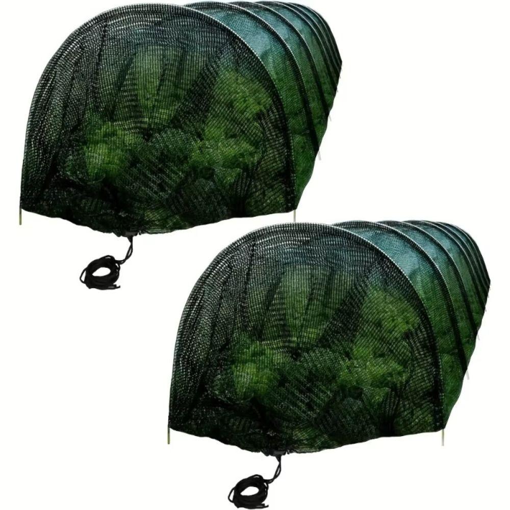 Metal Frame Garden Tunnel Shade Net Cloche Hoops Garden Tunnel Greenhouse for Plant Protection
