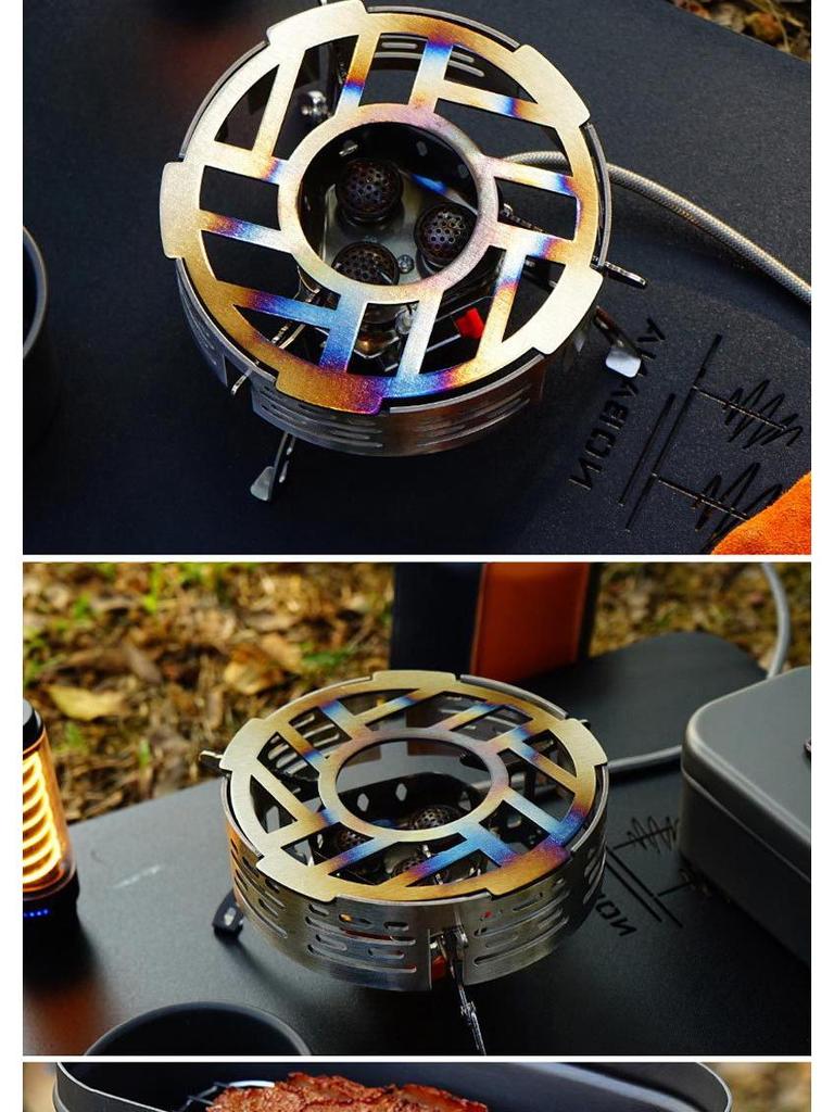 Portable Windproof Stove Ring: Camping Heat Concentrating Shield