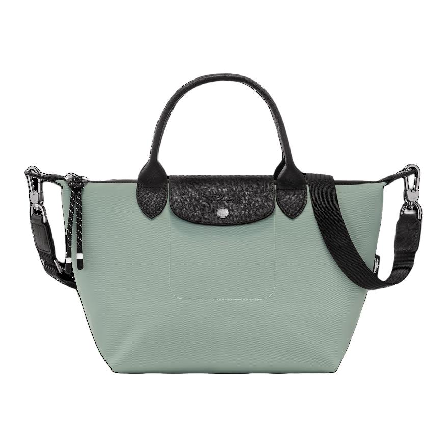 

Longchamp Energy Logo Snap Closure Econyl Recycled Nylon Canvas Dumpling Bag Women Shoulder Bag Sage-Green L1512HSRM07 Basic Set (Bag)