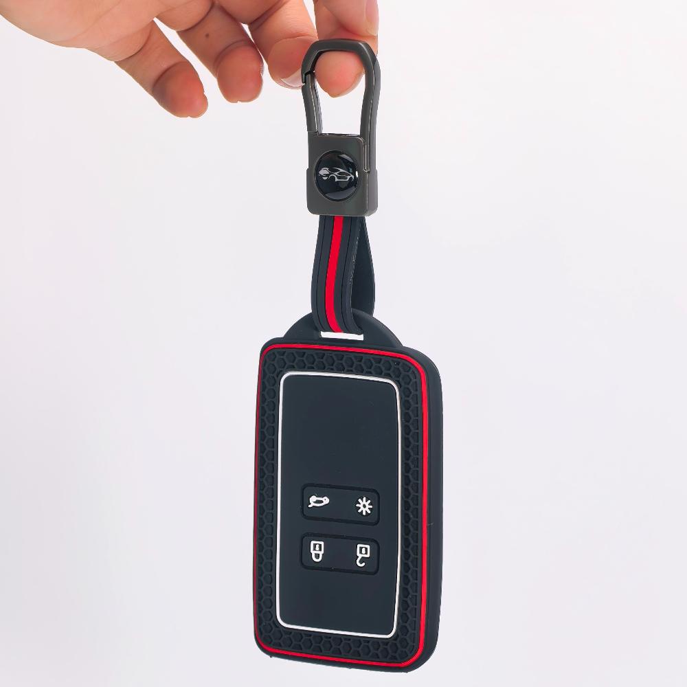 Silikon Schlüsselhülle Abdeckung Für Renault Austral Captur Arkana Koleos Zoe Scenic Dacia Sandero Duster Logan Jogger Kadjar Clio Megane