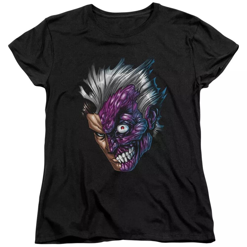 Batman  Just Face  Women s T-Shirt XL