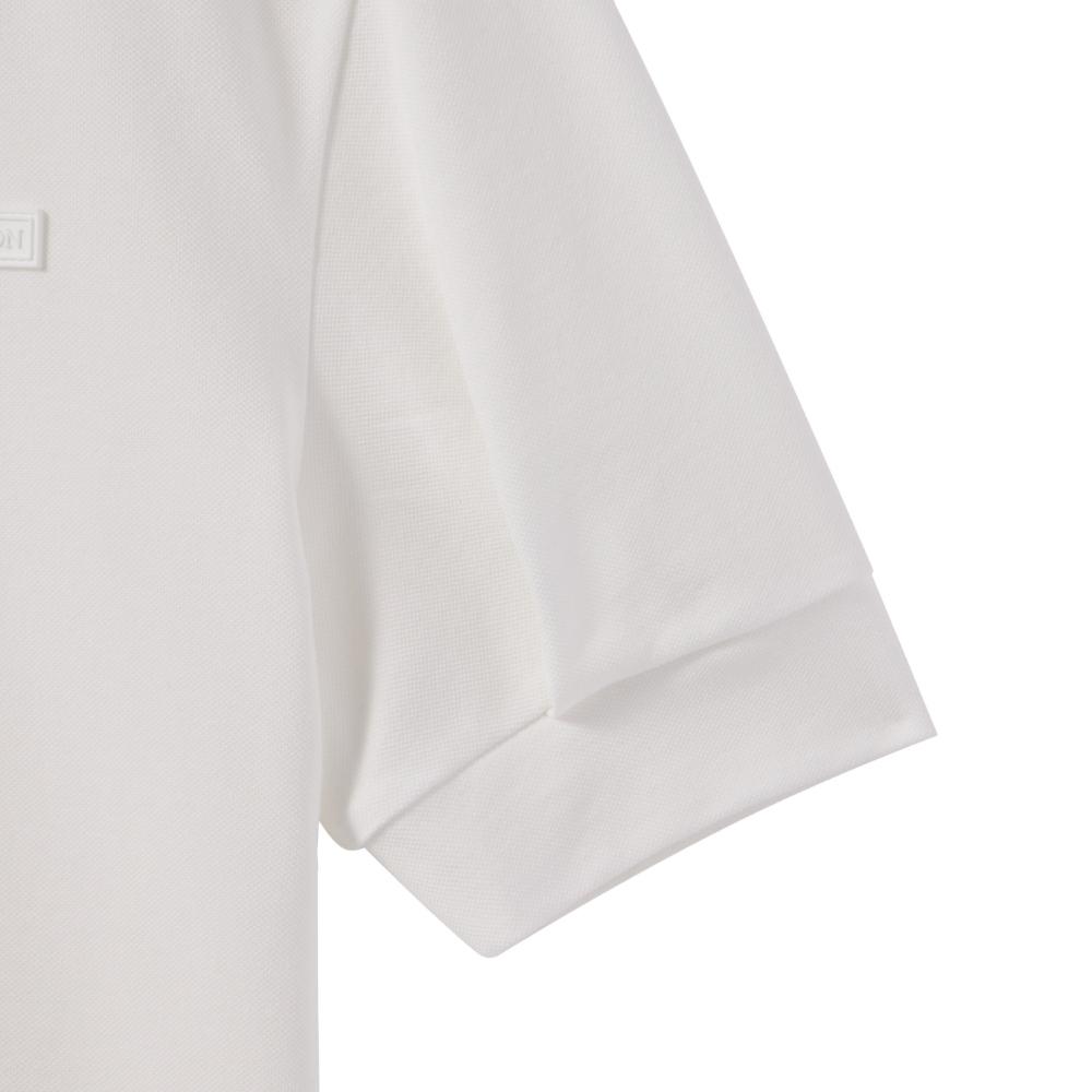 BROMPTON LONDON W Half Zip Collar T-Shirt - White (P242Wts352)