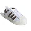 Adidas BlackPinkAdidas Originals Superstar Bold 'White Brown' Women's FV3356