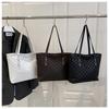 2025 Autumn Trendy Checkered Tote Bag - Large Capacity Shoulder & Handheld Design
