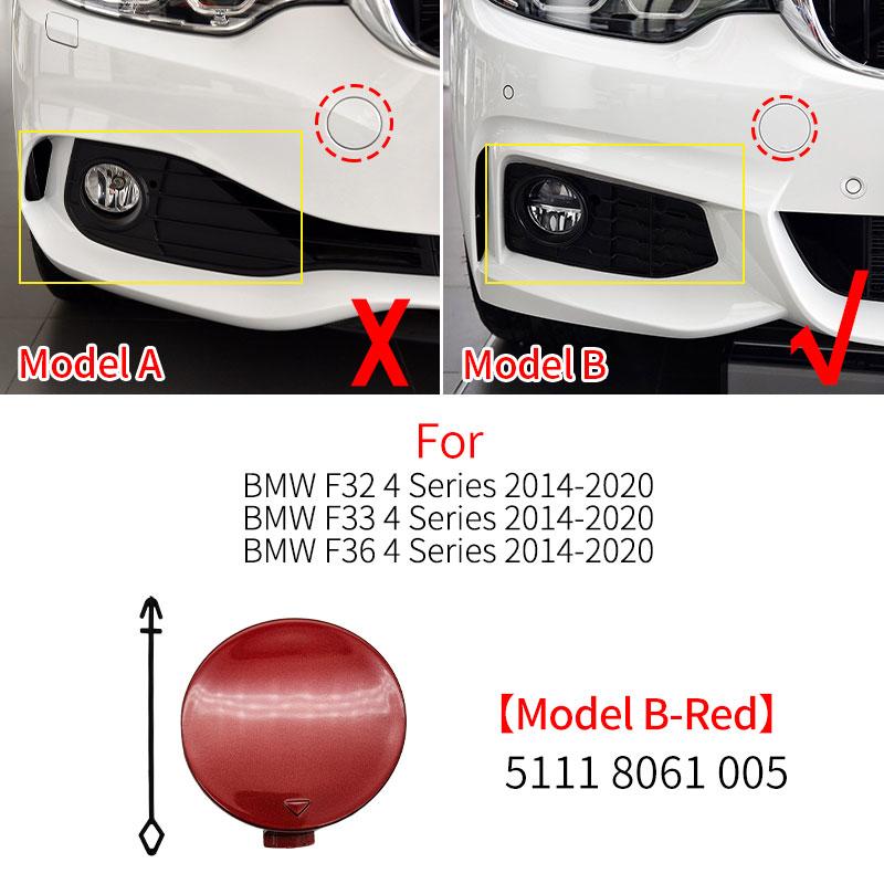 Für BMW F32 F33 F36 M Sport 2014- Auto Frontstoßstange Anhängerkupplung Abschlepphaken Abdeckkappe Zubehör für BMW 4er Serie 420 425 430 440
