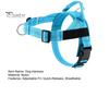 Heavy Duty Nylon Harness for Medium Dogs No Pull Dog Harness, Adjustable Vest with Handle, Breathable Durable Metal D-ring Pet Padded Large Dogs, Safe