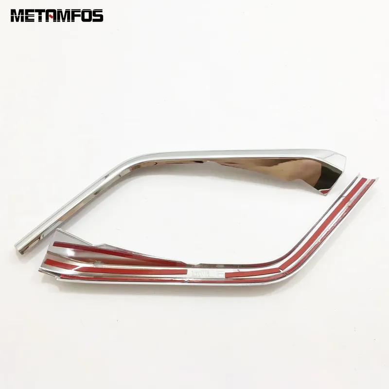 For Volkswagen VW Tiguan 2017 2018  Chrome Front Bumper Grille Racing Grill Molding Trim Sticker Accessories Car Styling