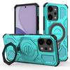 For Oppo Reno14 Pro 5G (Global) Magnetic Case Rotating Metal Kickstand PC+TPU Phone Back Cover