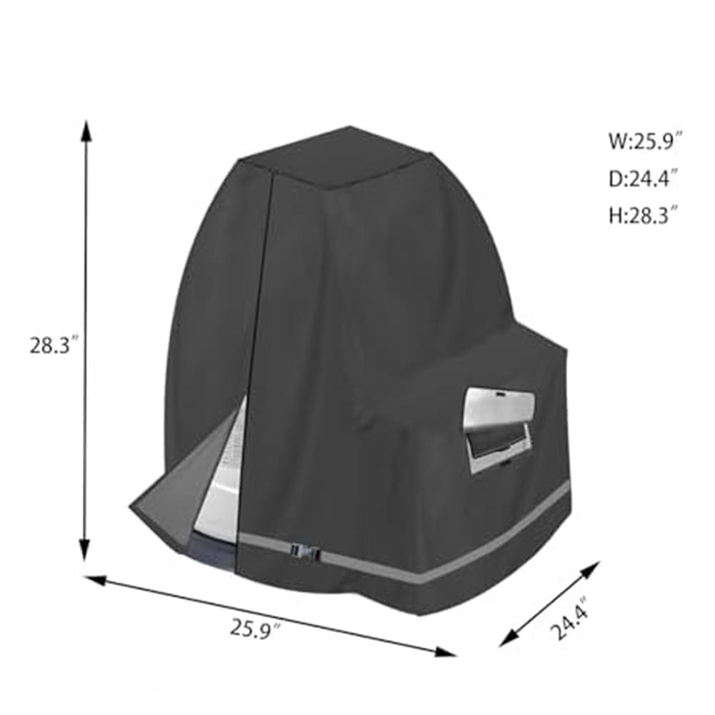 

Waterproof Sand Filter Pump Cover For INTEX 12-16 In Above Ground Pool Pump 420D Oxford Cloth Dustproof Cover чорний