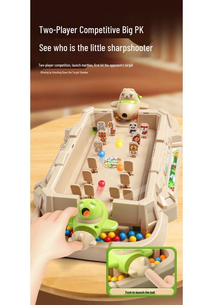 Parent-Child Interactive Marble Game Table: Educational Toy for Ages 3-6