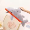 Stuffed Plush Animal Toys Anime Shark Captain Cute Dolls Educational Baby Toys Simulated Shark Children Gift