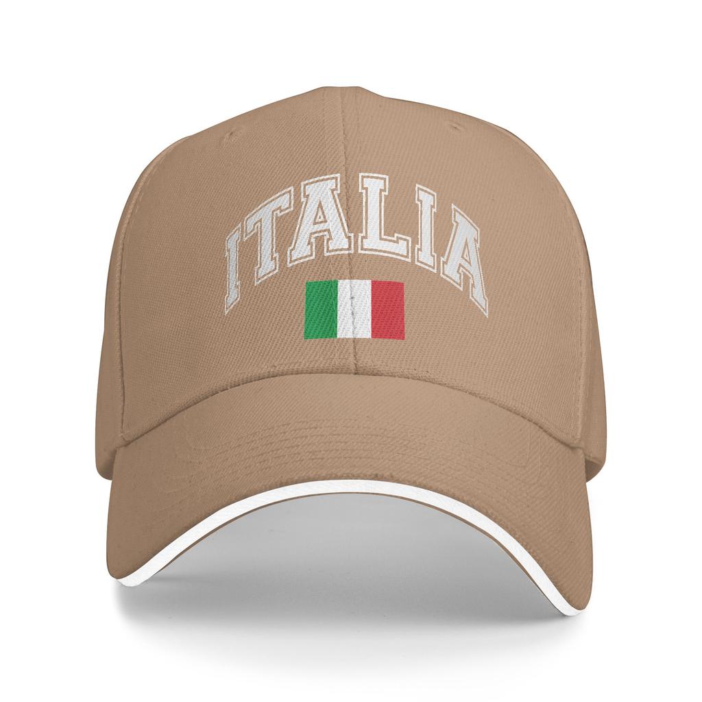 Dámská Unisex Itálie Italská Vlajka Italia Venkovní Klobouk Nastavitelná Čepice Ležérní Baseballová Čepice Sportovní Klobouky
