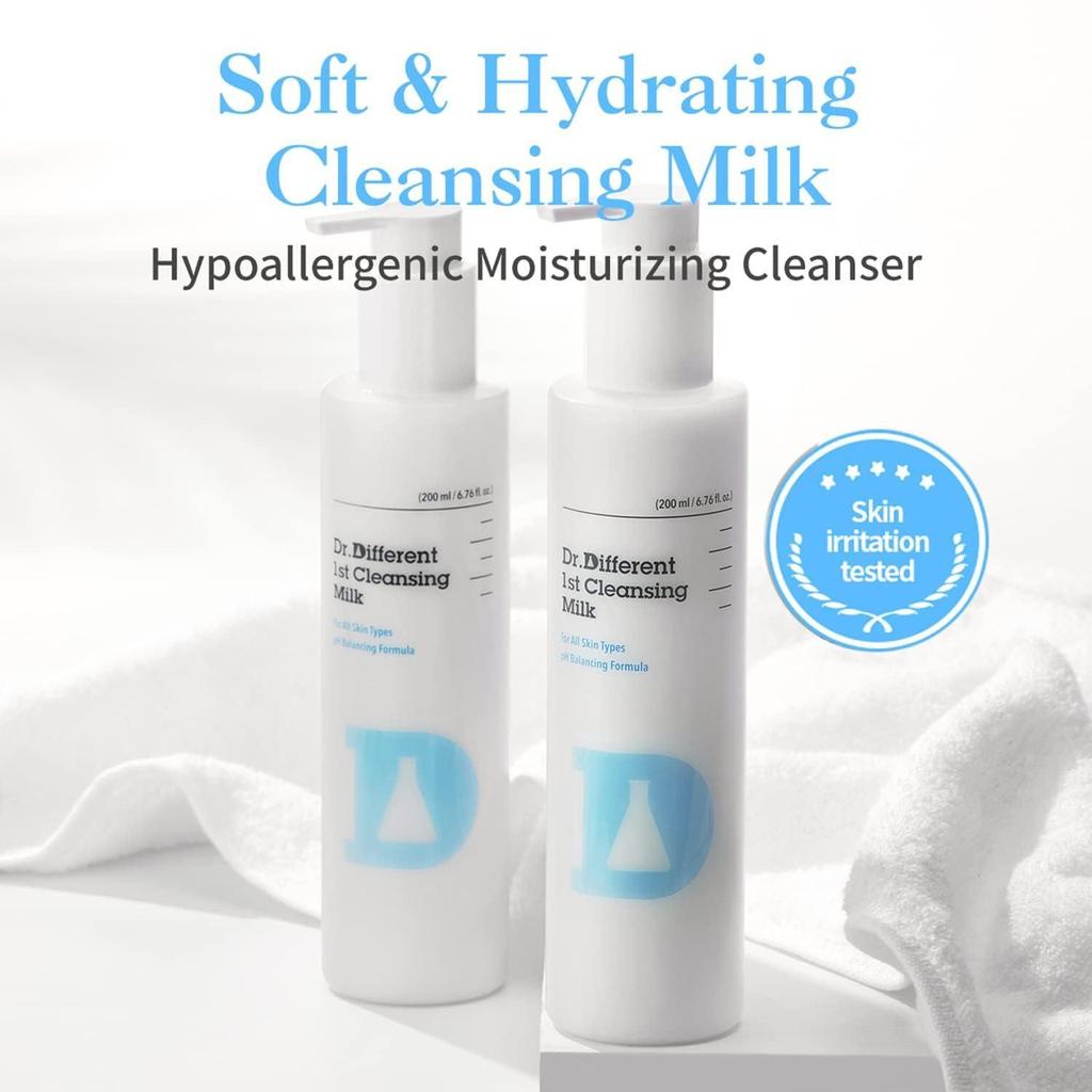 DR.DIFFERENT 1er Lait Démaquillant 200 ml