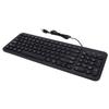 Small Wired Keyboard Multifunctional Zero Latency Quiet Round Keys Compact USB Laptop Keyboard