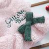 Pet Circle Dog Sweater Small Breed Puppies Soft Fleece Embroidered Letter Dress Pink