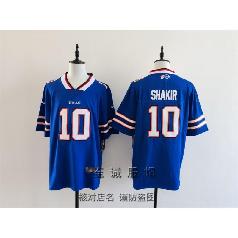 Mens Buffalo Bills Embroidered NFL Football Jersey Premium Cotton Blend Sportswear Fan Wear Casual Training