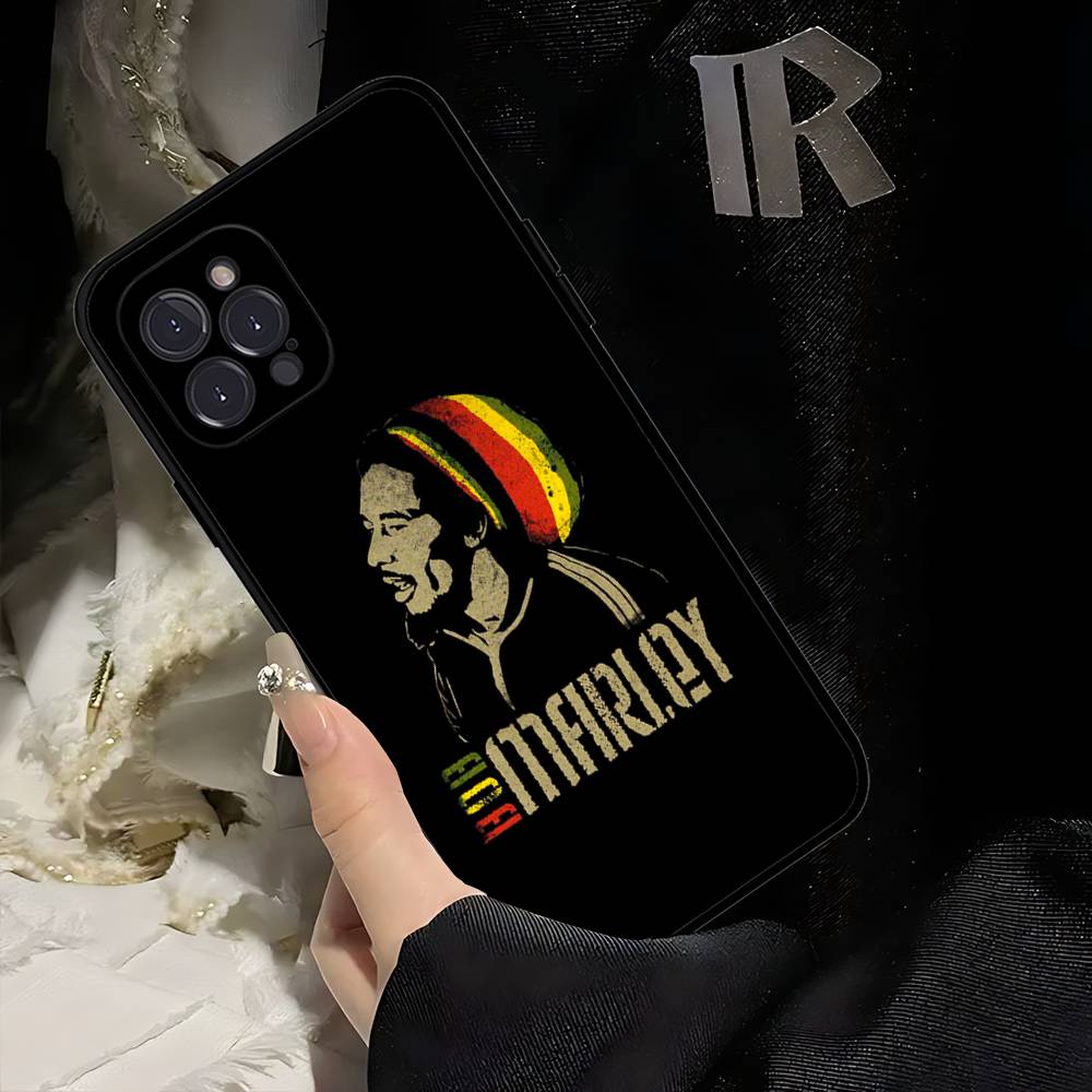 Bob Marley Singer Phone Case For iphone 17 16 15 16e 14 13 12 11 Pro Max Plus Case Cover Coque