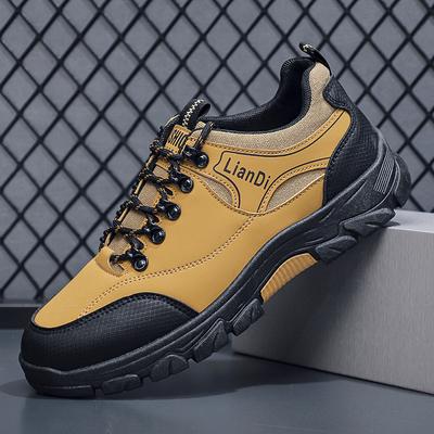 Novos Sapatos de Caminhada Outdoor de Primavera Sapatos da Moda Sapatos Esportivos Solas Grossas Sapatos Masculinos Versáteis Calçados Casuais para Trabalho