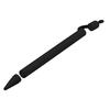 Leichter Silikon Runder Stifthalter Anti-Verloren & Rutschfest Für Apple Pencil (Schwarz)