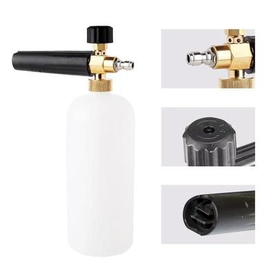 High-Pressure Car Wash Foam Cannon with Nozzle & Quick-Connect Water Gun