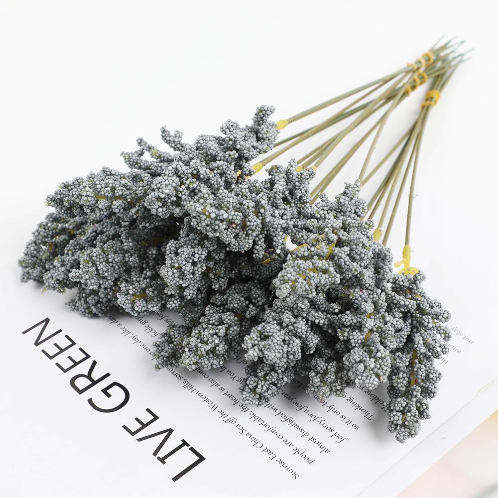 Colorful Wheat Bunches Foam Flowers - Multifunctional Artificial Decor, Perfect for Wedding Engagement Home Garden